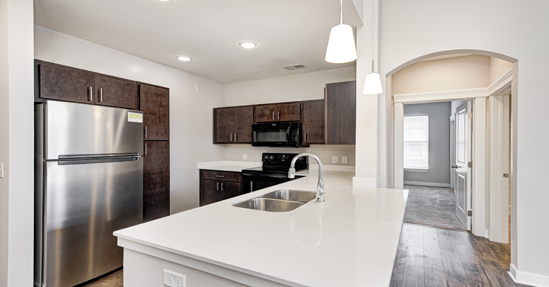 One One Six Kitchen to Bedroom